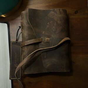 Artisan Brown Leather Notebook
